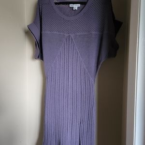 Lacoste purple knit dress